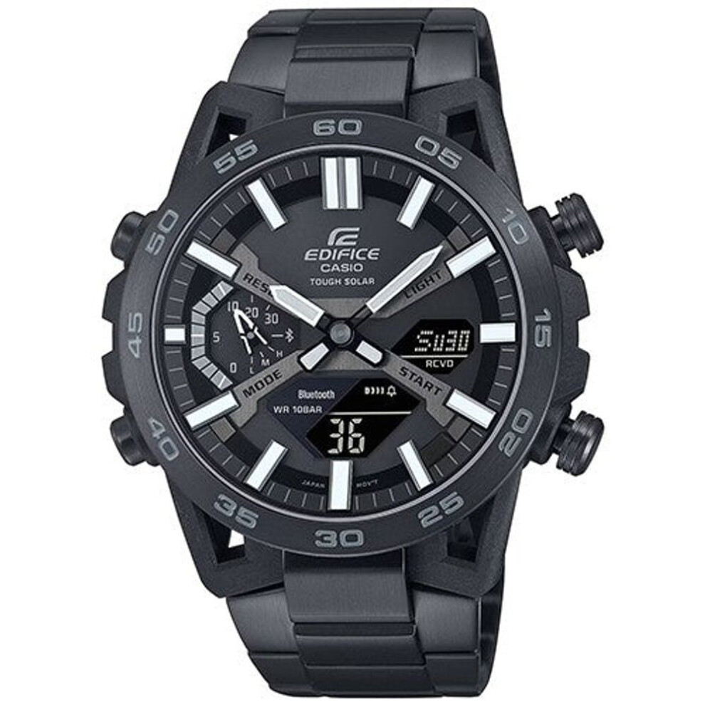 Casio Edifice Ecb-2000dc-1bef Men's Solar-powered Bluetooth Chronograph Watch