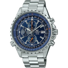 Casio Edifice Ef-527d-2avuef Men's Watch – Blue Dial, Stainless Steel Bracelet