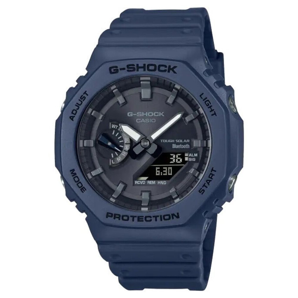 Casio G-shock Ga-b2100-2aer Men's Analog-digital Watch - Blue Resin Strap