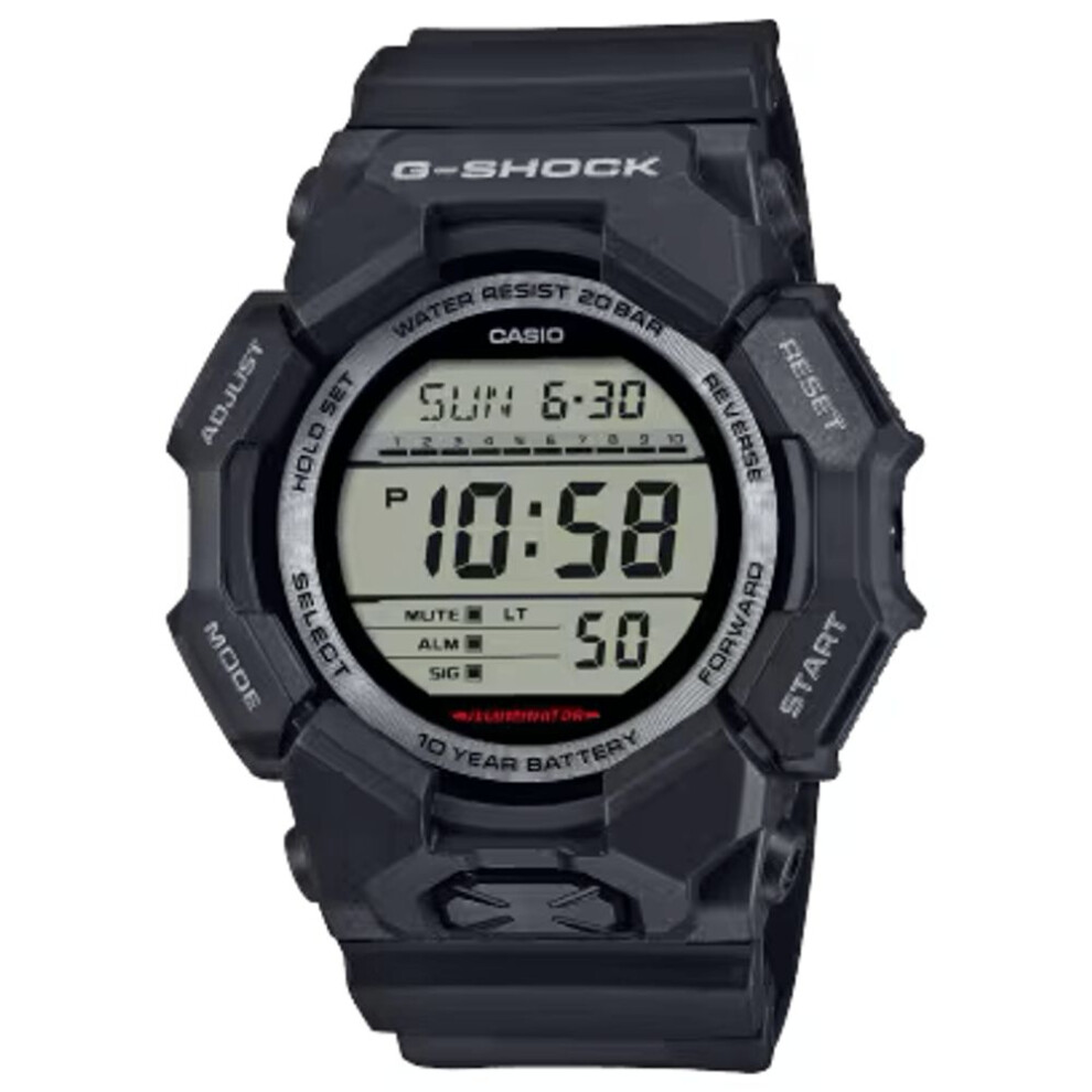 Casio G-shock Gd-010-1er Men's Digital Watch – 54.9mm Bio-based Resin Case, 10-year Battery, Super Illuminator, World Time, 200m Water Resistance
