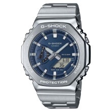 Casio GM-2110D-2BER taglia unica ARGENTO Acciaio Unisex GM-2110D-2BER