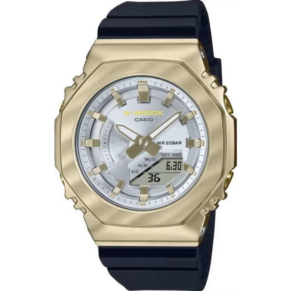 Casio G-shock Gm-s2100bc-1aer Women's Analog-digital Watch - Black Resin Strap