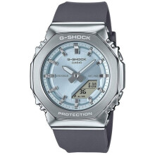 Casio G-shock Gm-s2110-2aer Women's Watch – Blue Dial, Metal Bezel