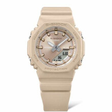 Casio G-shock Gma-p2100st-9aer Women's Watch – Beige Analog-digital, Bio-based Resin