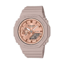 Casio G-shock Gma-s2100md-4aer Women's Analog-digital Watch - Coral Resin Strap