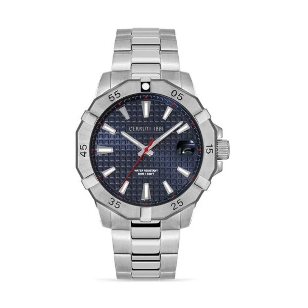 Cerruti 1881 Ciwgh2116702 Men's Quartz Watch - Silver Dial, Stainless Steel Bracelet