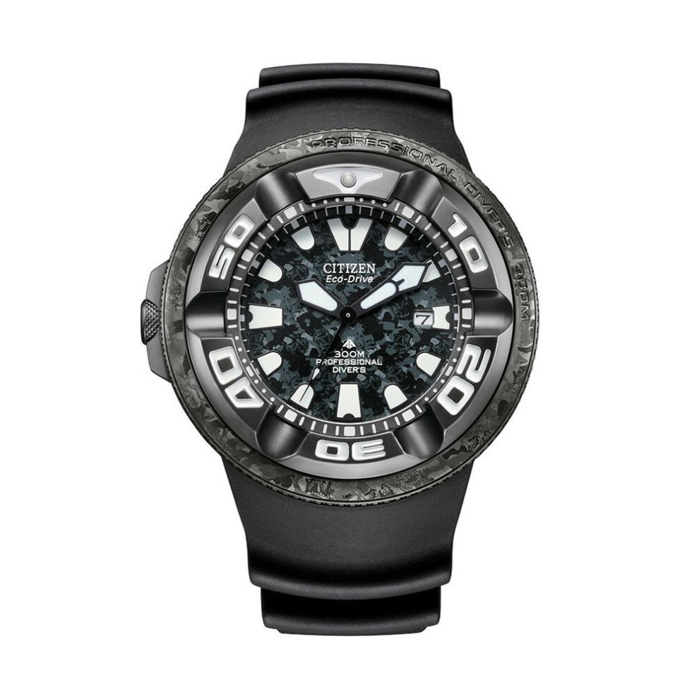 Citizen Bj8056-01E Men's Promaster Godzilla Limited Edition Eco-Drive Diver 300M Watch, Dial, Polyurethane Strap Black