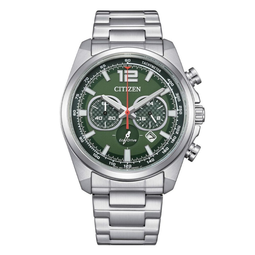 Citizen Ca4640-50x Eco-drive Chronograph Watch - Green Dial