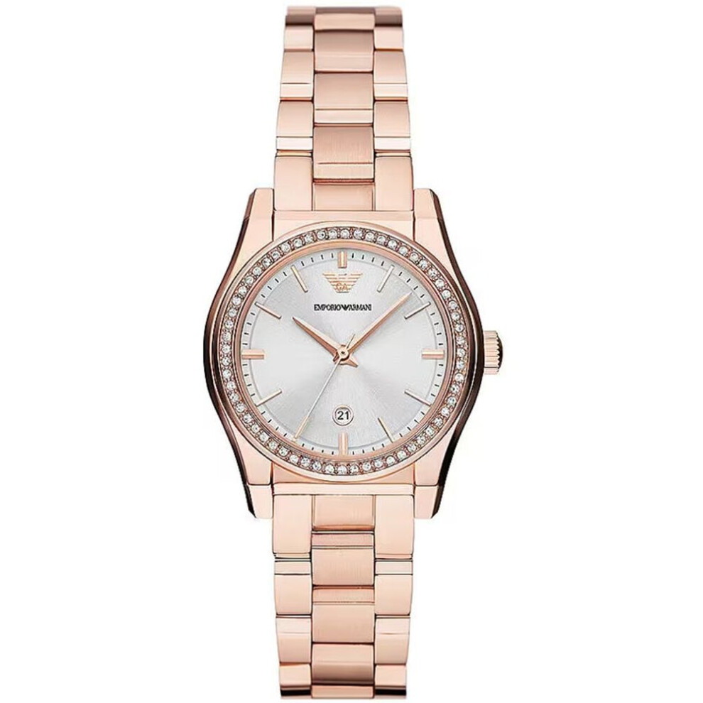 Emporio Armani Ar11559 Federica Women's Watch - Two-tone, Mop Dial