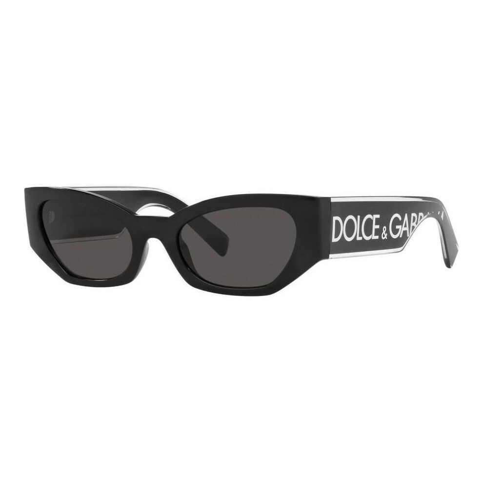 Dolce & Gabbana Dg6186 501/87 Women's Sunglasses - Black Frame, Dark Gray Lenses-image-OPC-PHSM6HP-NEW