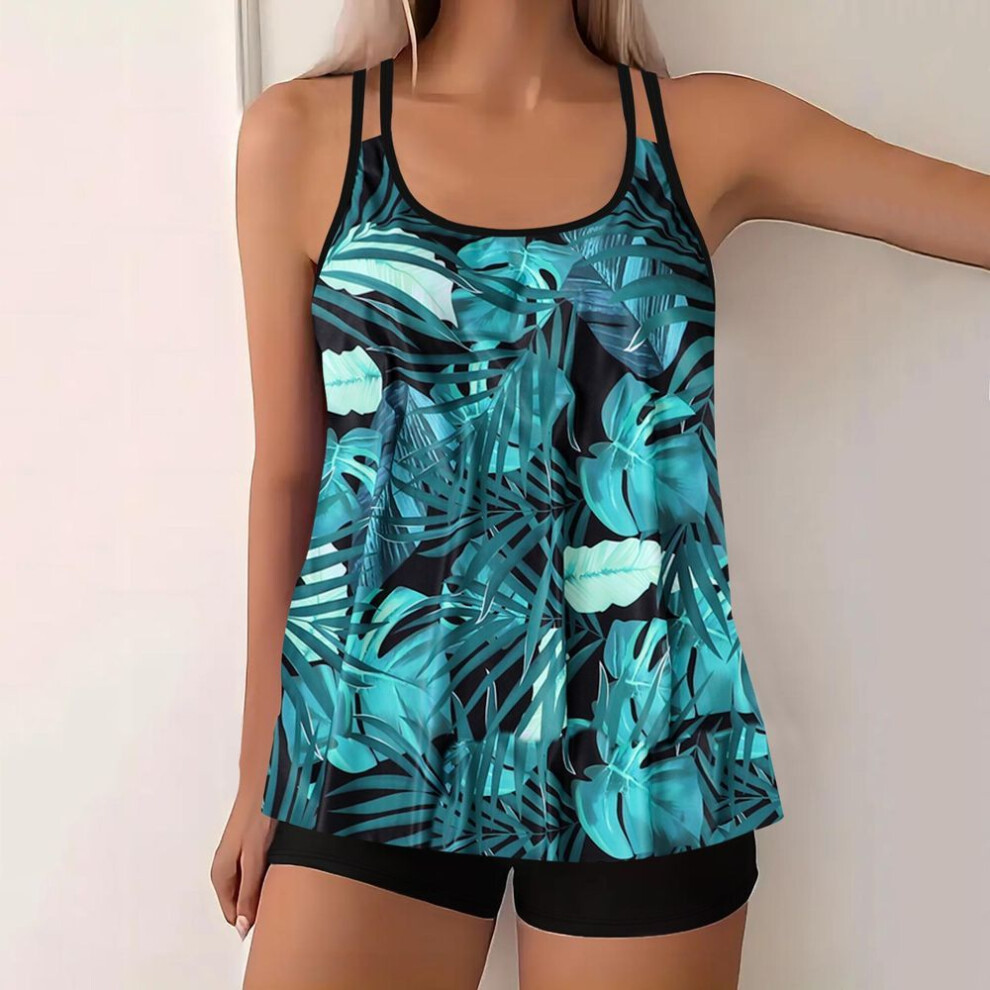 (XS, green) Women Bikini Set Sexy Swimwear Two Pieces Swimsuit Bathing Suits Bodysuit Beachwear Swimming Sets Plus Size
