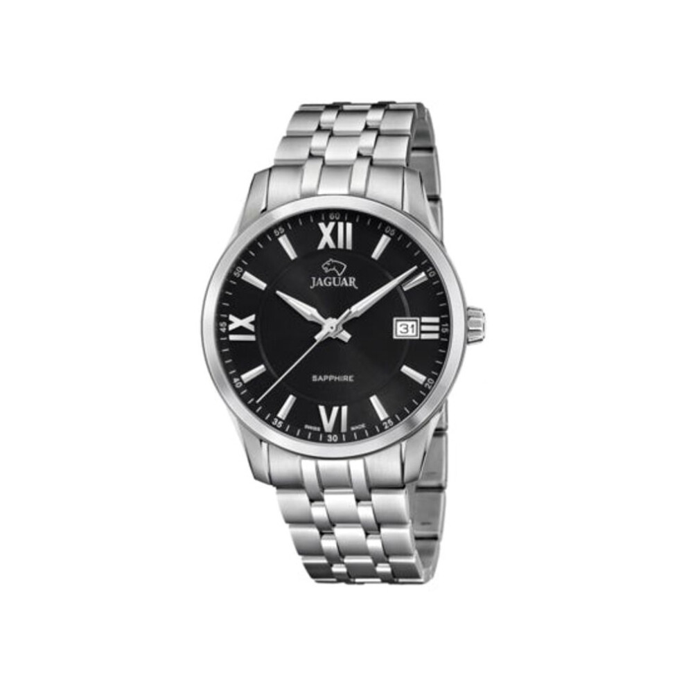Jaguar J964/4 Men's Watch - Black Dial, Stainless Steel Bracelet