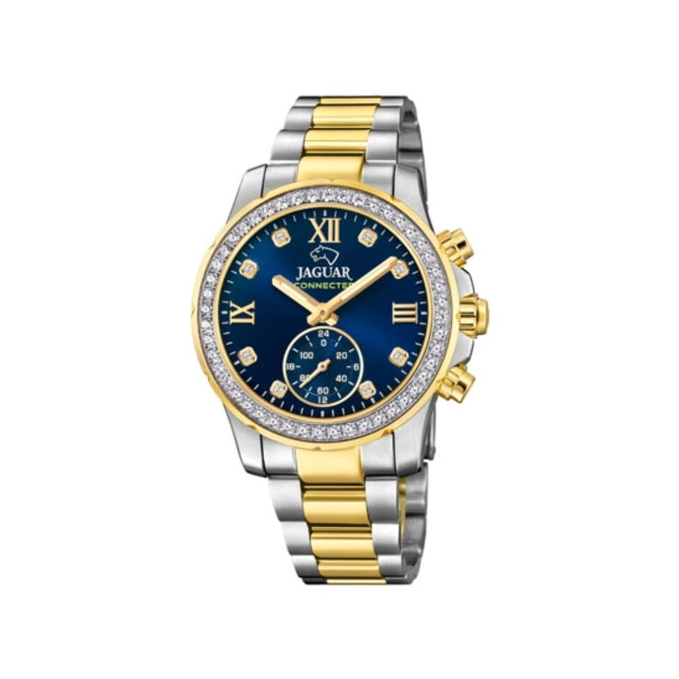 Jaguar J982/3 Women's Connected Watch - Blue Dial, Two-tone Bracelet