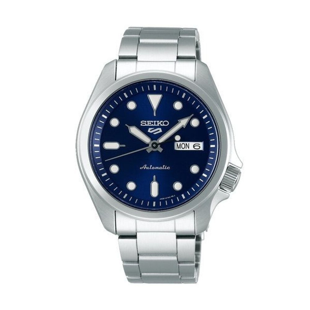 Seiko 5 Sports Srpe53k1 Automatic Men's Watch - Blue Dial, Stainless Steel Bracelet