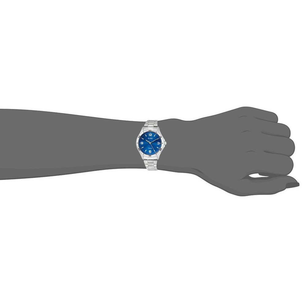 Alba Sports Watch Reinforced Waterproof For Daily Life Dome Inorganic Glass Aqqk409 Silver [seiko Watch] (10 Atm) Women's