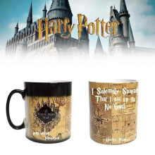 Harry Potter Color Changing Heat Sensitive Coffee Mug Map Birthday Pattern Gift