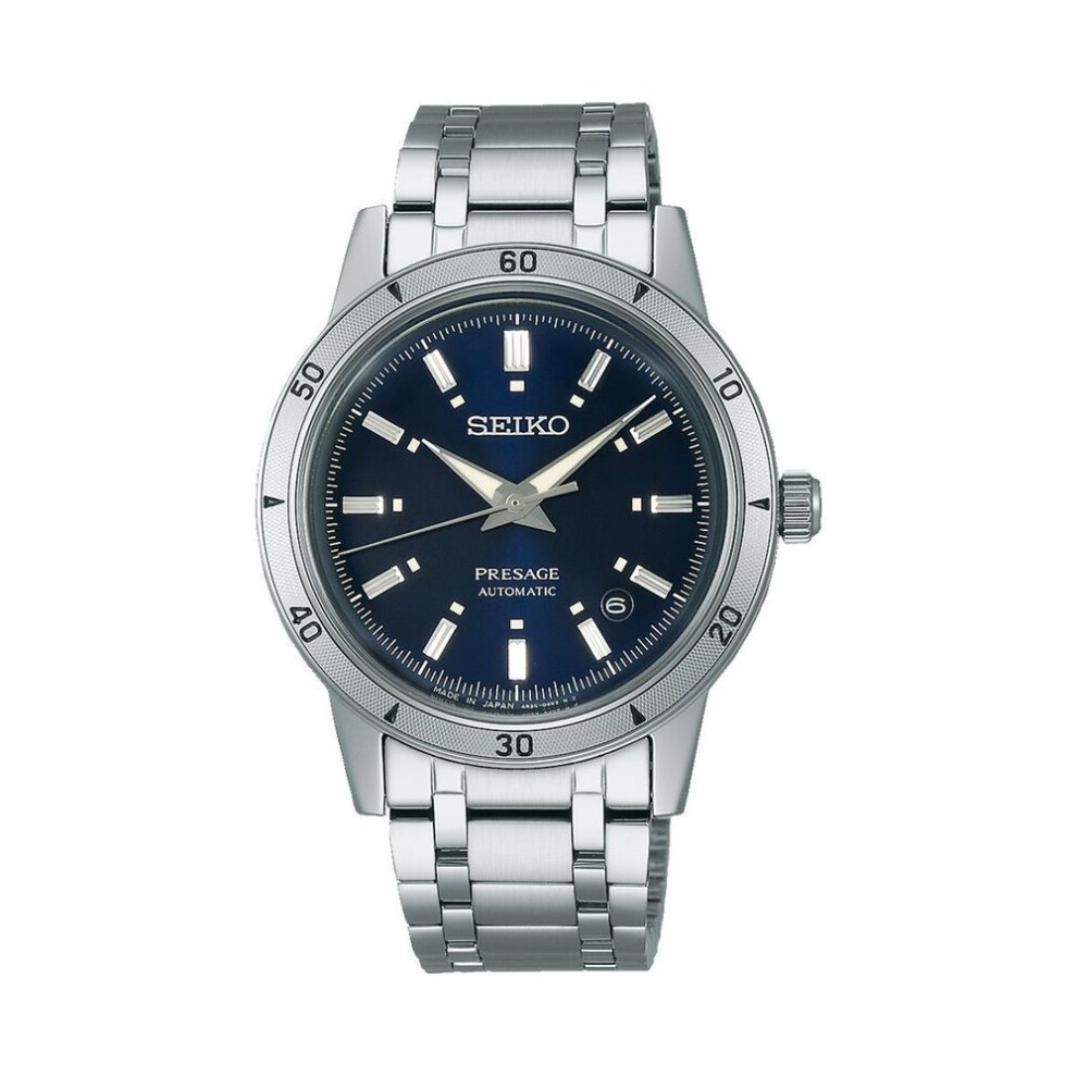Seiko Presage Style 60's Srpl07j1 Men's Automatic Watch - 39.5mm Stainless Steel