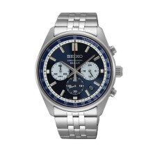 Seiko Ssb427p1 Men's Quartz Chronograph Watch - Blue Dial, Stainless Steel Bracelet