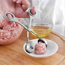 (1 pièce) Moule à boulettes de viande, 1,38 pouce en acier inoxydable farci bricolage machine à boulettes
