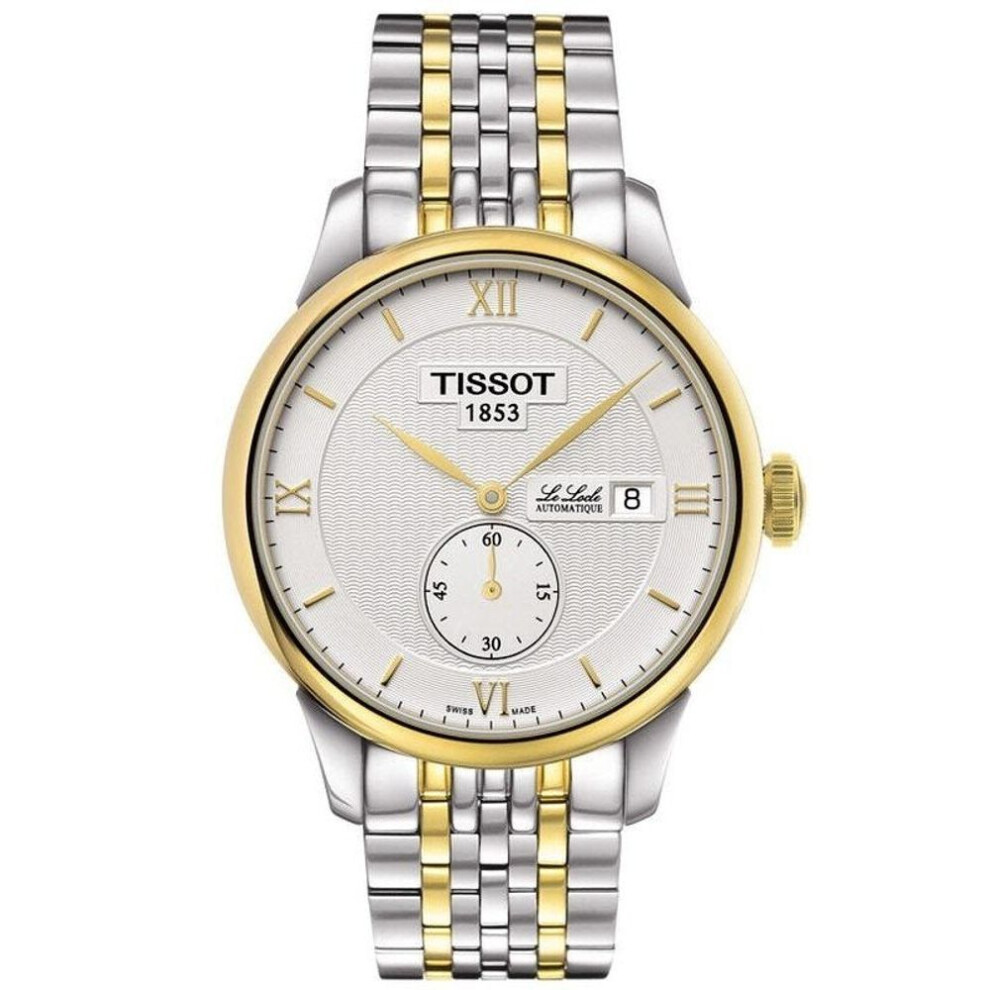 Tissot Le Locle Automatic Men's Watch - White Dial, Two-tone Stainless Steel Bracelet