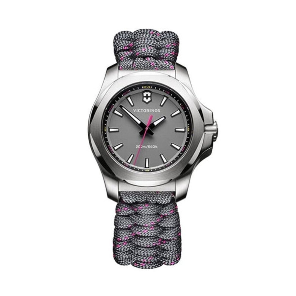 Victorinox I.n.o.x. V Women's Watch - Grey Dial, Paracord Strap (model V241771)