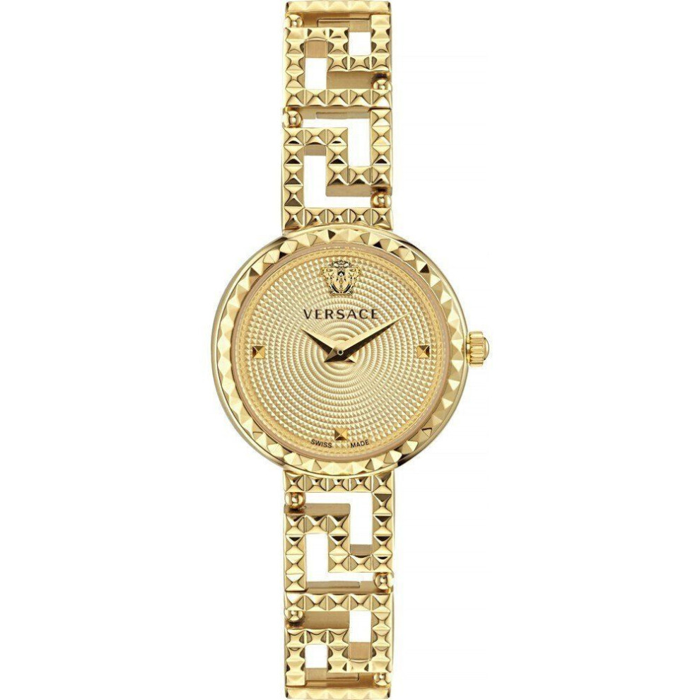 Versace Ve7a00323 Greca Goddess 28mm Women's Watch - Gold Stainless Steel