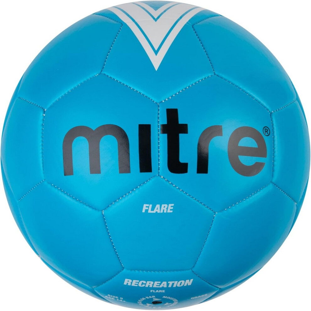 Mitre (One Size, Fluorescent ) Flare Mini Football Blue/White