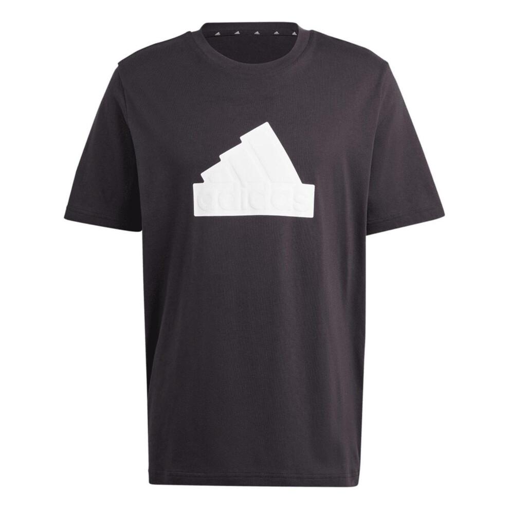 (S, Black) Adidas Mens Future Icons Badge Of Sport T-Shirt