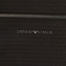 Emporio Armani Logo Jacquard All-Over Print Shoulder Bag