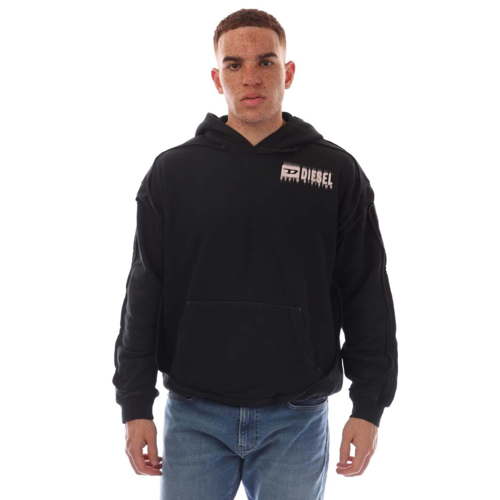 Diesel Mens S-Boxt Hoodie