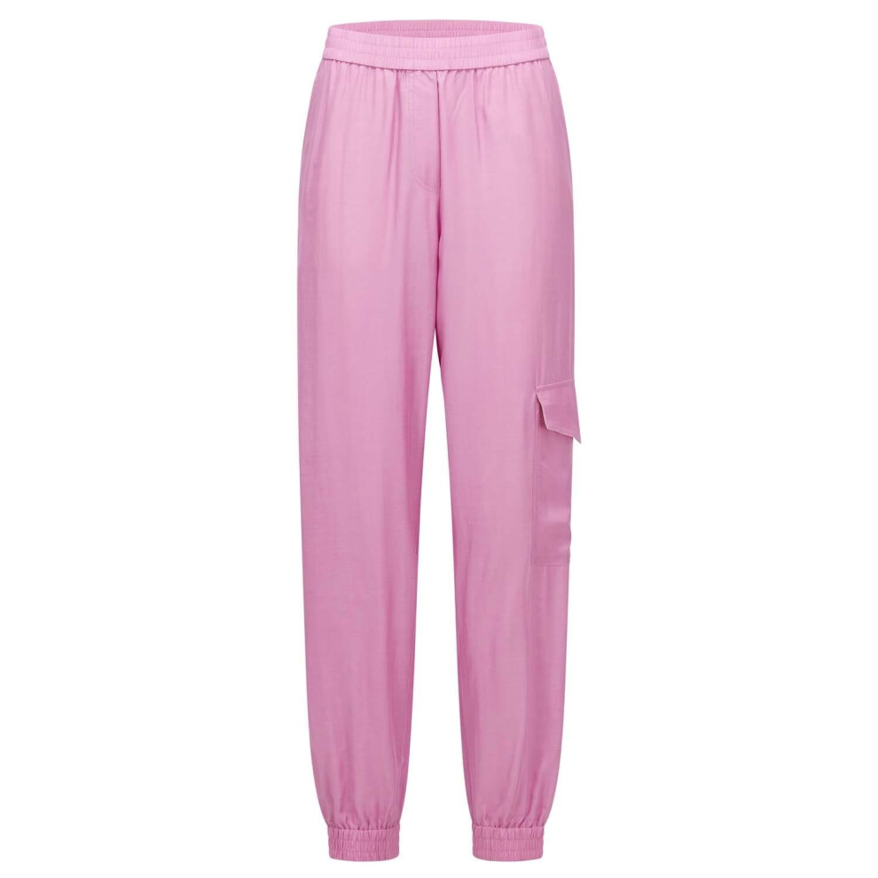 (14 UK, Pink) Boss Womens/Ladies Tacargo Trousers