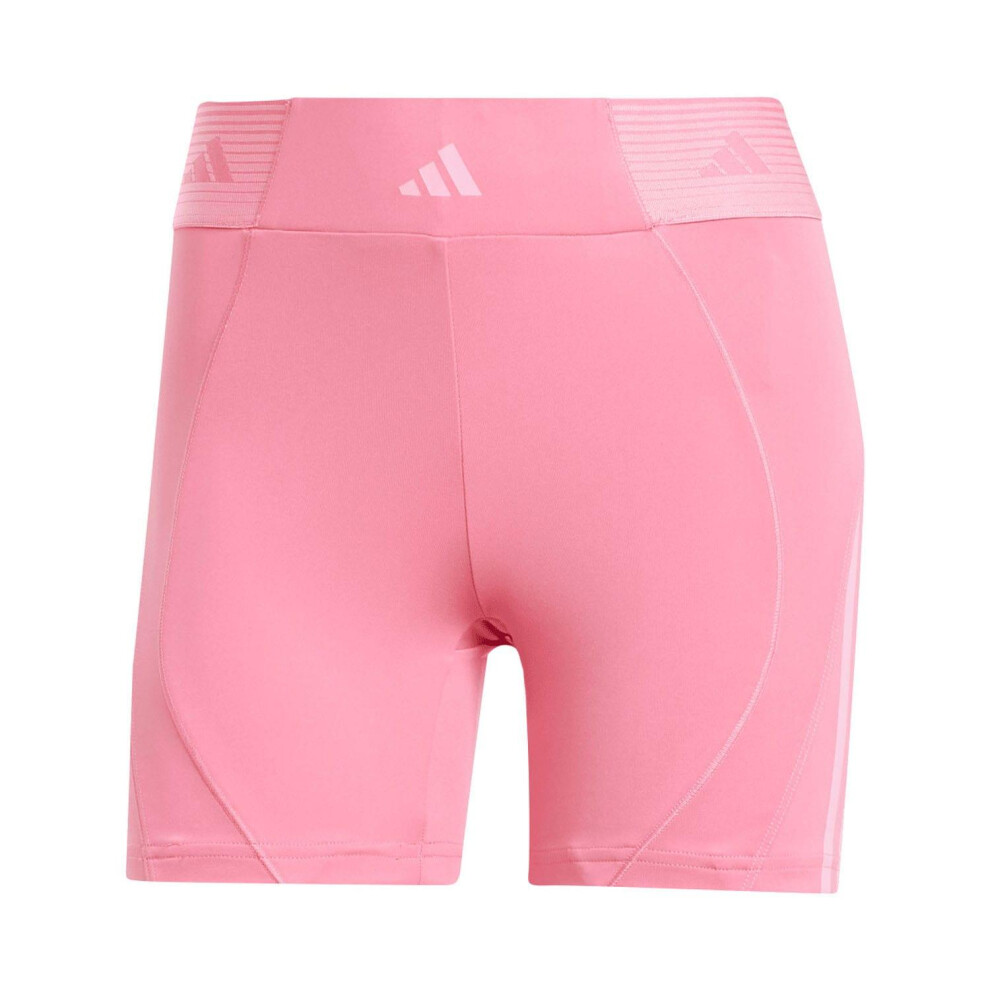 (20-22 UK, Pink) Adidas Womens/Ladies Hyperglam Legging Shorts