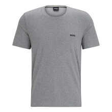 (XL, Grey) Boss Mens Mix&Match Embroidered Logo Stretch T-Shirt