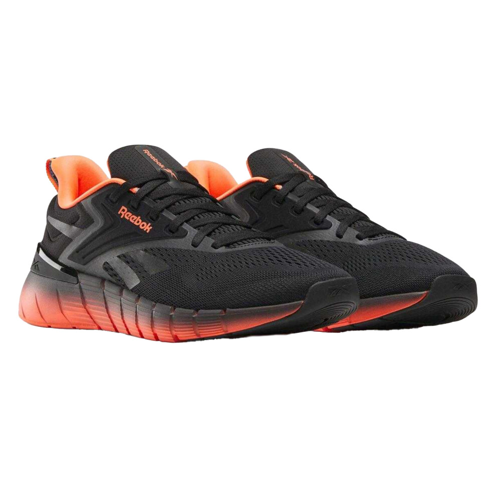 (8 UK, Black/Orange) Reebok Mens Nano Gym Trainers