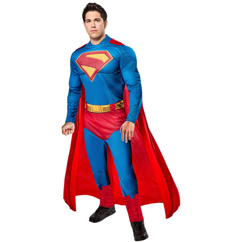 Superman (XL, Blue/Red/Yellow) Superman Mens Polyester Costume