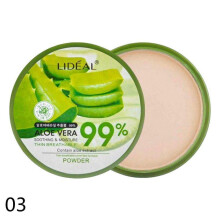 (as the picture, 03) Aloe Vera Powder Biscuit Powder Moisturizing Concealer Makeup Oil Control Foundation