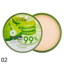 (as the picture, 02) Aloe Vera Powder Biscuit Powder Moisturizing Concealer Makeup Oil Control Foundation