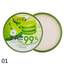 (white, 01) Aloe Vera Powder Biscuit Powder Moisturizing Concealer Makeup Oil Control Foundation