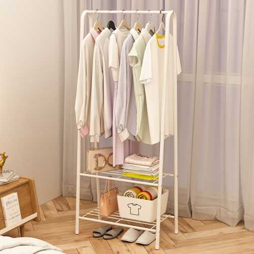 Living And Home 152CM Freestanding Metal Clothes Rail with Bottom Rack