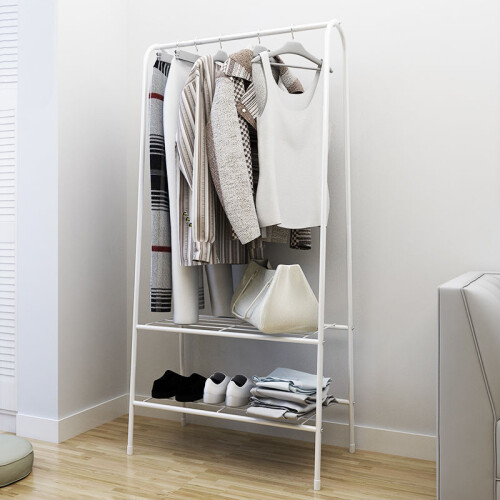 Living And Home 152CM Freestanding Metal Clothes Rail with Bottom Rack 1