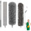 5PCS Extendable Handle Feather Duster 250cm Long Telescopic Duster Brush Set 1