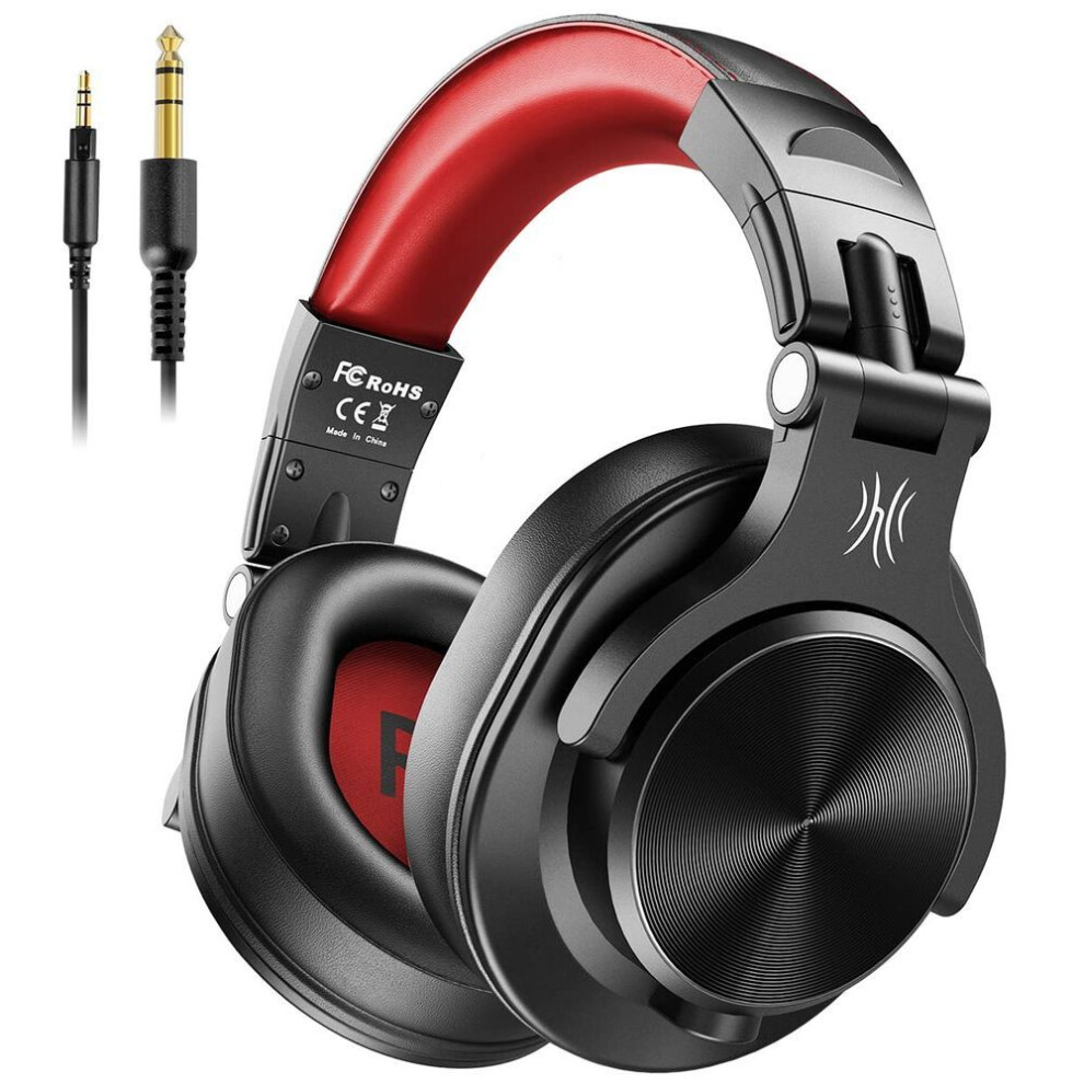 Oneodio A71 Wi Headphones With Mic Red 4325214317215