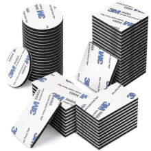 3M Adhesive Pads Double Sided, 60pcs Heavy Duty Mounting Tape for Home & Car