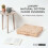 Homescapes (40 x 40 cm, Beige) Cotton Plain Floor Cushion 3