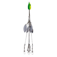 (As show, One size) 5 Wires Swivels Arms Alabama Umbrella Rig Fishing Bass Lures Bait Kit