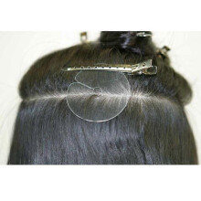 (As show, One size) 50pcs Fusion Heat Shield Hair Protector Template For Hair Extensions