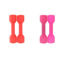 (As show, One size) 4Pcs Hex Kids Dumbbells Home Exercise Fitness Sport Core Strength Training