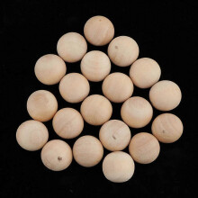 (As show, One size) 50x Wooden Beads Spacer Jewelry Making Accessories for Kids Toys