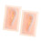 (As show, One size) 2Pcs Lifesize Silicone Human Left Acupuncture Ear Model  Study Kit 1