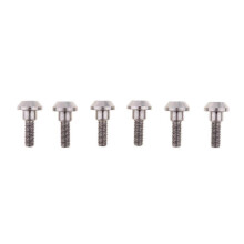 (As show, One size) 6PCS Mountain Bike Disc Brake Rotors Bolts M6x20mm, Rotors Fixed Screws